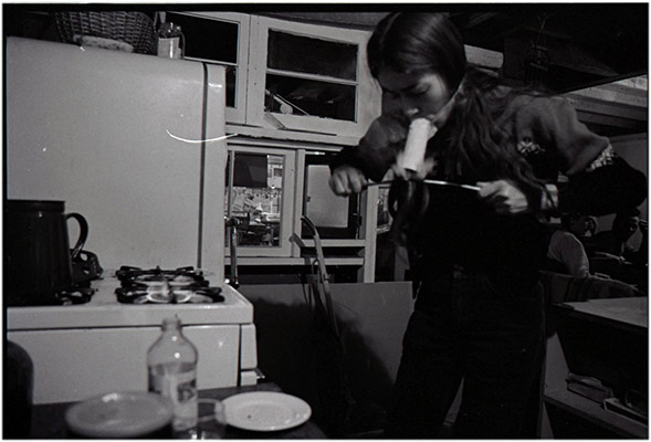 Annastacia McDonald hot knifing, Video Inn, 1977,
 Courtesy of Paul Wong
