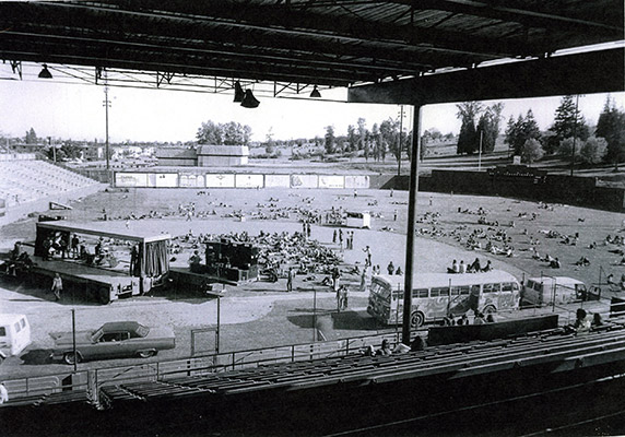 Stadium Gallery, stadium view, 1971, Courtesy of the Vancouver Art Gallery