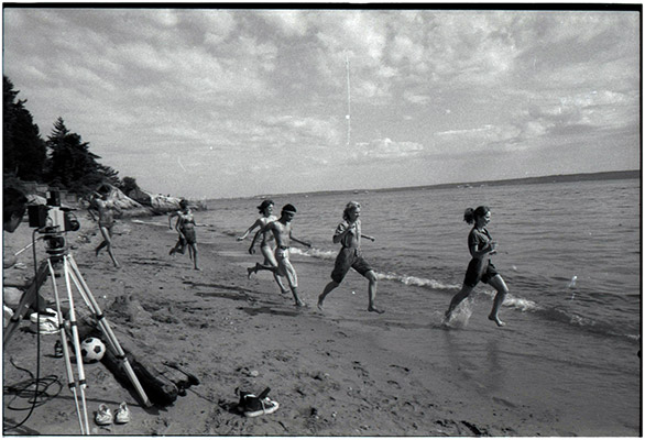 Prime Cuts, production still, West Vancouver, 1981, Courtesy of Paul Wong