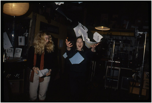 Carol Hackett and Jeanette Reinhardt, '4' preparations, Video Inn, 1979, Courtesy of Paul Wong